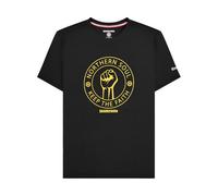 Lambretta Northern Soul 4245 T-shirt en coton doux pour homme Inscription Keep The Faith Noir, Noir , XL