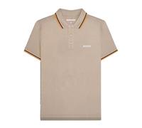 Lambretta Polo à pointes pour homme, Chashew/Stone/Navy/Orange, 4XL