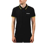Lambretta Polo à triple pointe pour homme, noir/or, L