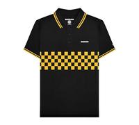 Lambretta Polo bicolore, noir/doré, 3XL