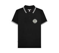 Lambretta Polo rétro bicolore, Noir , 4XL