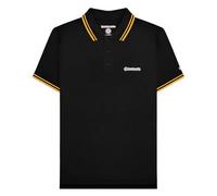 Lambretta - Polo SS25 - Homme (XL) (Noir/Jaune Or)