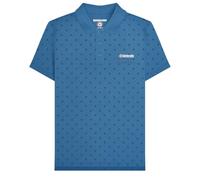 Lambretta Polo Target AOP Premium pour homme, Bleu foncé/bleu marine, Taille XL