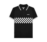 Lambretta Polo ton pour homme, Noir , XL