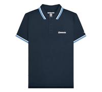 Lambretta Polo Trgt pour homme, Bleu marine (blanc/bleu/bleu fumé), M