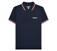 Lambretta Polo Trgt pour homme, Bleu marine foncé (blanc/rouge), 3XL