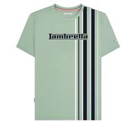 Lambretta Stripe T-Shirt Iceberg Green 4XL