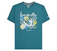 Lambretta T-shirt à manches courtes en coton pour homme, Côte du Golfe, L