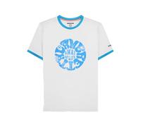 Lambretta T-shirt à manches courtes et col rond pour homme, blanc, L