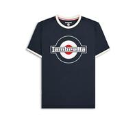 Lambretta T-shirt Ringer pour homme, bleu marine, L