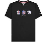 Lambretta T-shirts rétro avec logo casque pour homme, Noir , L