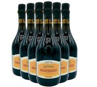 Lambrusco Di Castelvetro Grasparossa Secco - Rouge - Cavicchioli - Vin Rouge d'Italie (6x75cl) Effervescent