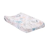 Lambs & Ivy Baby Blooms Housse pour matelas à langer Motif floral et papillon