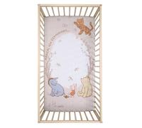 Lambs & Ivy Disney Baby Pooh Bear & Pals Photo Op Drap-housse en coton pour berceau