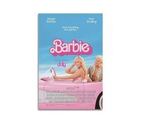 LAMCHAM Poster Barbie - Impression sur toile vintage - Décoration de chambre à coucher - 40 x 60 cm - Sans cadre