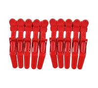 LAMDNL Lot de 10 pinces à cheveux crocodiles pour femmes, hommes, filles, adolescents - Pléochroïque
