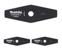 LAME 2 DENTS 255 25,4MM pour débroussailleuse DUR368/369 - MAKITA D-66064 (Lot de 3)