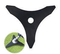Lame 3 Dents, Darryy Lame Débroussailleuse Ronce, Lame de Débroussailleuse Universelle, Disque Debrouissalleuses Lames, Têtes pour Débroussailleuses, accessoires Tondeuse à Gazon 25,4mm (3mm, Ø255mm)