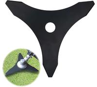 Lame 3 Dents, pour coupe-herbe, Lame de coupe, Diamètre 255 mm/trou 25,4 mm/épaisseur 1,5 mm, Tondeuse à gazon électrique Accessoires, pour la taille des mauvaises herbes Jardin