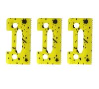 Lame À Dents Décalées En Céramique Universelle Améliorée, Compatible Avec WAHL, Lame Mobile En Céramique For Tondeuse À Cheveux, 5/3/1 Pièces(110-YellowX3)