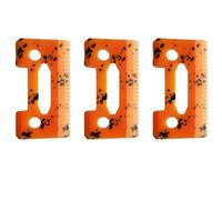 Lame À Dents Décalées En Céramique Universelle Améliorée, Compatible Avec WAHL, Lame Mobile En Céramique For Tondeuse À Cheveux, 5/3/1 Pièces(110-OrangeX3)