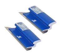 Lame à enduire et à lisser - SEMIN - Lot de 2 lames CE 78 - 25 cm - Acier inoxydable - Qualité professionnelle