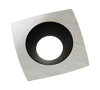 Lame à plaquettes de tour Lame ronde à plaquette en carbure for tournage sur bois, outil de tournage de mandrin de tour, lame carrée de rechange(11 * 11 * 2mm)