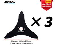 Lame à pointe à trois dents pour tondeuse à gazon,pièces de coupe enge,accessoires de débroussailleuse,outils de jardin,1.6mm - Type 3T sharp knife X3