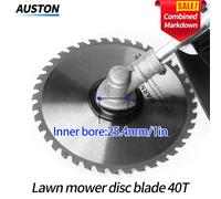 Lame à pointe à trois dents pour tondeuse à gazon,pièces de coupe enge,accessoires de débroussailleuse,outils de jardin,1.6mm - Type 40T Alloy blade X1