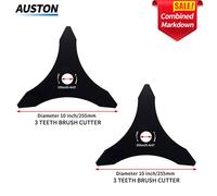 Lame à pointe à trois dents pour tondeuse à gazon,pièces de coupe enge,accessoires de débroussailleuse,outils de jardin,1.6mm - Type 3T sharp knife X2