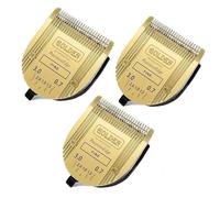 Lame Amovible Réglable 5 En 1 For Chien, Compatible Avec Les Tondeuses Wahl, Arco, Bravura, Chromado, Creativa Et Figura(Gold 3pcs)