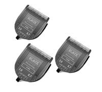 Lame Amovible Réglable 5 En 1 For Chien, Compatible Avec Les Tondeuses Wahl, Arco, Bravura, Chromado, Creativa Et Figura(Black 3pcs)