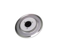 Lame BSH-Group pour trancheuse ronde en acier inoxydable argenté, qualité haut de gamme, 53 dents, compatible avec Bosch, Siemens et Privileg