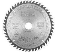 Ryobi 4892210121752 Lame Carbure pour Scie à 48 Dents Coupe D'onglets, Argent