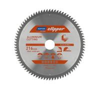 NORTON CLIPPER Lame de Scie Circulaire Aluminium 216x30mm 80Z, Laiton, Cuivre