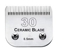 Lame céramique HT détachable 5/8 », compatible pour les andis, compatible pour Oster, A5, compatible avec Wahl, la série KM Dog Cat Tondeuse, taille : 3/4 » 16 mm(30 1pcs)