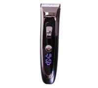 Lame Céramique Tondeuse à Cheveux 3w, Rechargeable, sans Fil | Affichage Numérique Led, 7 Peignes Inclus, Socle de Charge, Brosse, Adaptateur Secteur