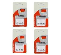Lame Chromée De Remplacement Professionnelle, Compatible Avec Moser, Tondeuses À Cheveux 1170(C)/ 1400(AF) / 1420(AC)/coupe À Clip/réseau(4pcs)