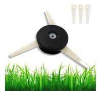 Lame Coupe Bordure, RosyFate Lot de 3 Lames de Rechange pour Coupe Bordure + Tete Debroussailleuse, Lame Tondeuse, pour STIHL POLYCUT 6-3