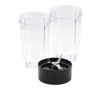 Lame Croisée De Remplacement, Ensemble De 2 Tasses De 16Oz, Pièces De Rechange Compatibles Avec Le Mélangeur MB1001 De 250W