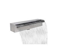 Lame d eau rectangulaire 45 cm Acier inoxydable pour piscine