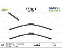 Lame D’Essuie-Glace Dacia Logan MCV Silencio 2017-2022 Valeo OEM (577811)
