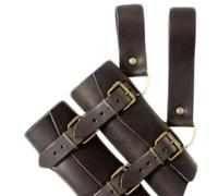 Lame | Dagues réglables en cuir artificiel grenouille | Medieval Leather Blade Frog Larp Costume de renaissance accessoire pour adultes facile à porter, un accessoire cosp
