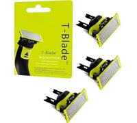 Lame de 3 Rechanges Compatible avec tous les modèles OneBlade - Acier Inoxydable, Rasage Précis & Durable - (lot de 3)