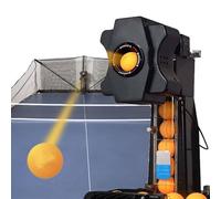 Lame De Balles De Tennis De Table Automatique Avec Filet, 30-80 Balles/Min, Kit De Ping-Pong Professionnel, Robot D'EntraîNement De Tennis De Table - Avec Rotation à Un Bouton Et RéGlage,100balls