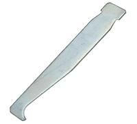 Lame de Barre de tronçonneuse 2 pièces, Nettoyeur de rainure de Lame de Barre de tronçonneuse, Barre de Guidage à Rivet Unique, Remplacement de la Plaque de Guidage de tronçonneuse