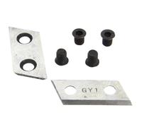 Lame de broyeur, jeu de 2 compatible avec Broyeur de végétaux BESTGREEN, ELEM, MATRIX, POWERPLUS, TCK GARDEN, TRIMMA
