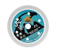 Lame de carrelage EXFEIN 75 mm, disque à tronçonner diamanté super fin pour carreaux de porcelaine Disque diamanté en céramique de marbre de granit