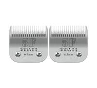 Lame de changement de fente de chien,Compatible avec les séries Moser 45-50/Heiniger/Andis/Oster A5/Wahl 10KM Series tondeuse pour chien,taille 5F 1/4" (6,3 mm) Longueur de coupe,2 unité