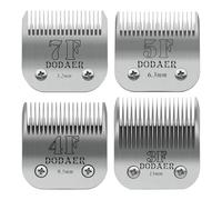 Lame de Changement de Fente de Chien,Compatible avec Les séries Moser 45-50/Heiniger/Andis/Oster A5/Wahl 10KM Series Tondeuse pour Chien,7F/5F/4F/3F,4 unité